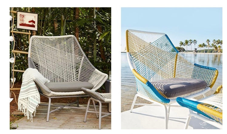 Handmade rattan chair [waterproof, sunproof and anti-corrosion]